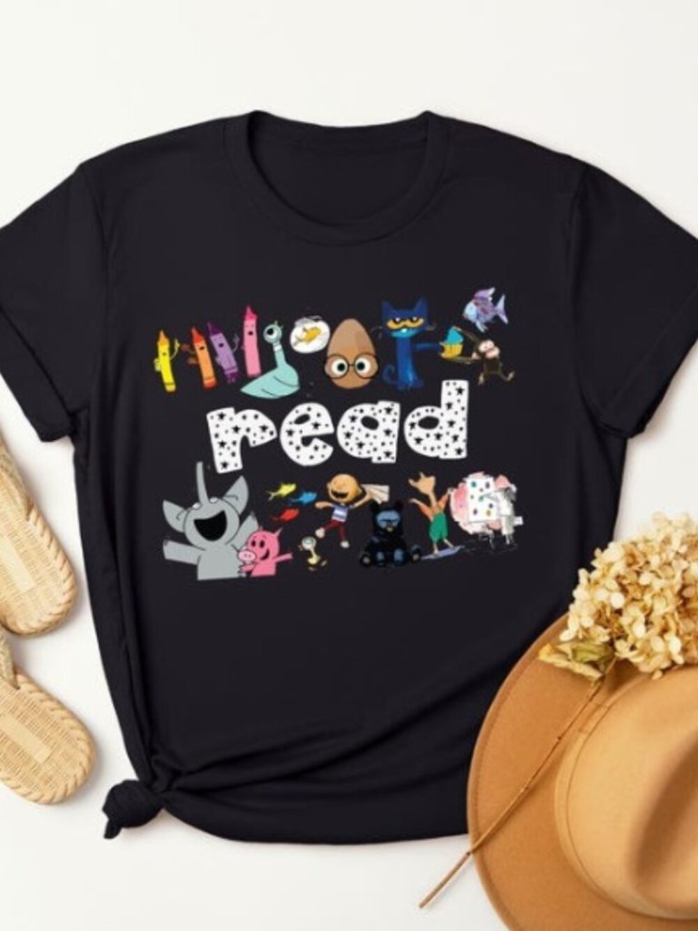 Children's Teacher T-Shirt Read Books Kids Teacher Tee
